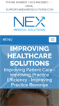 Mobile Screenshot of nexmedsolutions.net